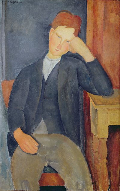 Der junge Lehrling, ca. 1918-19 von Amedeo Modigliani